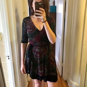 Asymmetric Wrap Dress